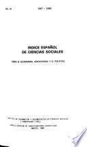 Indice español de ciencias sociales