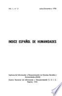 Indice español de humanidades
