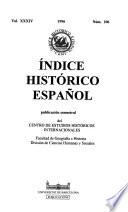 Indice histórico español