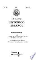 Indice histórico español