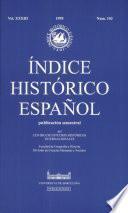 Indice Historico Espanol