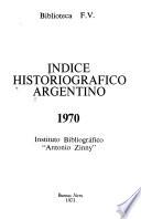 Índice historiográfico argentino