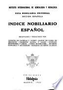 Indice nobiliario español