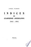 Indices de Cuadernos americanos, 1942-1952