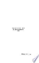 Indices de El Renacimiento