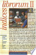 Indices Librorum, II