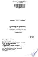 Indonesian Security Responses to Resurgent Papuan Separatism