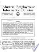 Industrial Employment Information Bulletin