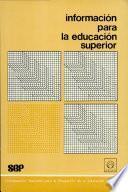 Información para la educación superior