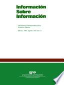 Información sobre información 1982. Agosto. Año 5, número 9. Indicadores internacionales sobre comercio exterior