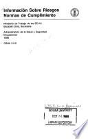 Información sobre riesgos normas de cumplimiento
