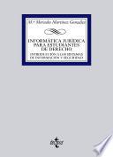 Informática jurídica para estudiantes de derecho