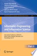 Informatics Engineering and Information Science, Part III
