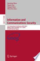 Information and Communications Security
