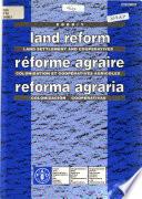 Information on Land Reform, Land Settlement, and Co-operatives