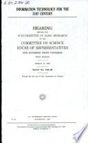 Information Technology for the 21st Century