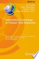 Information Technology in Disaster Risk Reduction