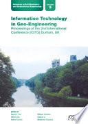 Information Technology in Geo-Engineering