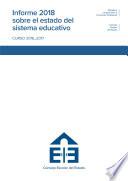Informe 2018 sobre el estado del sistema educativo. Curso 2016-2017