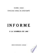 Informe a la Asamblea de ...