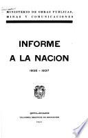 Informe a la nación