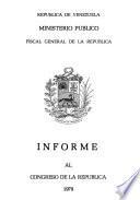 Informe al Congreso de la República