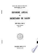 Informe anual del Secretario de Salud