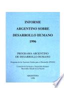 Informe argentino sobre desarrollo humano