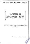 Informe de actividades