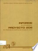 Informe De Evaluacion Del Proyecto 206 Del Programa De Cooperacion Tecnica De La OEA