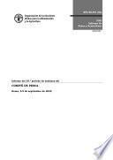 Informe del 35.º período de sesiones del Comité de Pesca