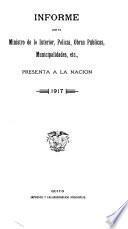 Informe del Ministro de lo Interior y Policia ... a la Convención Nacional de ...