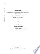 Informe del Seminario sobre la Organización y Administración de los Servicios de Salud Pública