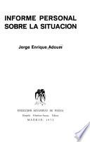 Informe personal sobre la situación
