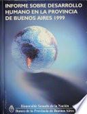 Informe sobre desarrollo humano en la Provincia de Buenos Aires