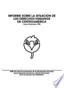 Informe sobre la situación de los derechos humanos en Centroamérica