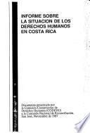 Informe sobre la situación de los derechos humanos en Costa Rica