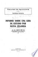 Informe sobre una gira de estudio por Nueva Zelandia
