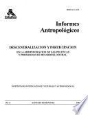 Informes antropológicos