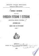 Informes y documentos relativos á comercio interior y exterior, agricultura é industrias