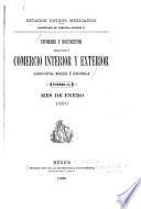 Informes y documentos relativos á comercio interior y exterior, agricultura é industrias