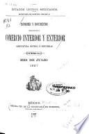 Informes y documentos relativos á comercio interior y exterior, agricultura é industrias