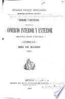 Informes y documentos relativos á comercio interior y exterior, agricultura é industrias