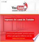 Ingresos del canal de Youtube