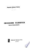 Iniciacion filosofica