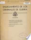 Injuiciamiento de Los Criminales de Guerra