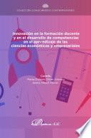 Innovación en la formación docente y en el desarrollo de competencias en el aprendizaje de las ciencias económicas y empresariales