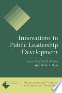 Innovations in Public Leadership Development