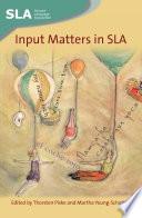 Input Matters in SLA