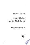 Insider trading and the stock market
